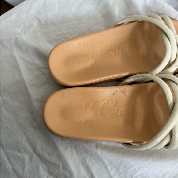 J. Crew Pacific cushy leather strap sandals AY424 White
Slide on slip Size 9.5 - Picture 7 of 11